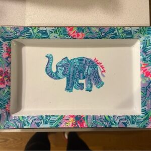 Lilly Pulitzer Tropical Elephant Vanity Tray